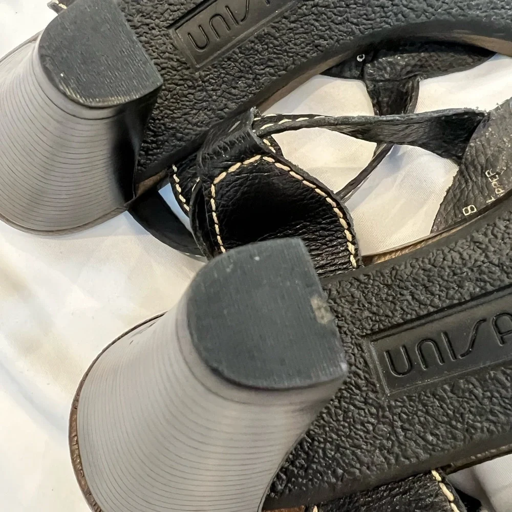 UNISA HEELED SANDALS leather size 10